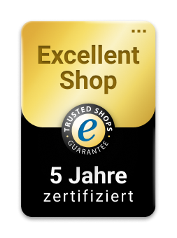 Excellent Shop Award: 5 Jahre von Trusted Shops zertifiziert